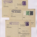 Augsburg - Landpoststellen, Sammlung (121 versch. Belege)