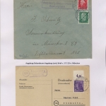 Augsburg - Landpoststellen, Sammlung (121 versch. Belege)