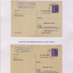 Augsburg - Landpoststellen, Sammlung (121 versch. Belege)