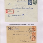 Augsburg - Landpoststellen, Sammlung (121 versch. Belege)