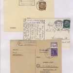 Augsburg - Landpoststellen, Sammlung (121 versch. Belege)