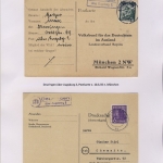 Augsburg - Landpoststellen, Sammlung (121 versch. Belege)