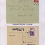 Augsburg - Landpoststellen, Sammlung (121 versch. Belege)
