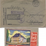 DR - Langensalza 1937 Zustellurkunde Frei d. Ablösung n. Bothenheilingen
