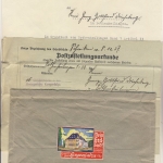 DR - Langensalza 1937 Zustellurkunde Frei d. Ablösung n. Bothenheilingen