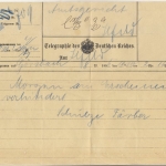 DR - Görsbach1906 Telegramm nach Ilfeld mit Verschlußmarke Vordruck C187