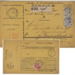 DR - 50+20+10 Pfg. Paketkarte n. DÄNEMARK Görlitz 1 - Kopenhagen 1882