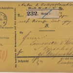 DR - 50+20+10 Pfg. Paketkarte n. DÄNEMARK Görlitz 1 - Kopenhagen 1882