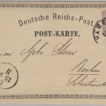 DR - 5 Pfg. Postkarte (priv. Vordruck: Winter'sche Papierfabrik) Hameln 1876