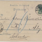 Deutsches Reich/Schweden - 5 Pfg. K/A AK/Litho Drachenfels - Berlin W64 - Äby