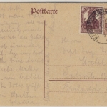 DR - Friedrichsheim (Kreis Lörrach) 8.12.20 Ganzsache n. Karlsruhe