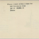 Island - SAS Erstflug Reykjiavik - Stockholm Luftpostkarte 1968