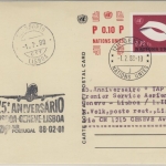 UNO Genf - TAP Air Portugal Zuleitungspost Sonderflug 20 J. Flugpost Genf 1988