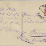 Malta - Grand Harbour m. Kriegsschiffen, Farb-AK, gelaufen 1913 n. Ravensburg