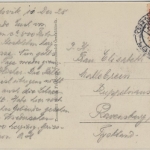 Schweden - Örnsköldsvik, Sett fran Lugnvik - sw-AK, gelaufen 1928 n. Ravensburg