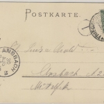 Württemberg - Friedrichshafen Bucht u. kgl. Schloss farb. Künstlerkarte 1900