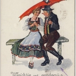 Württemberg - Juxkarte "Des ist der Schwob", gelaufen 1923