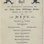 England - London, Deutscher Turnverein/Maskenball d. Radfahrer-Abteilung 1900