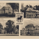 Mecklenburg-Vorpommern - Güstrow, sw-Mehrbildfotokarte, gelaufen 1957