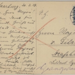 Lothringen - Saarburg, Saar mit Nordgraben - sw-AK, gelaufen 1914