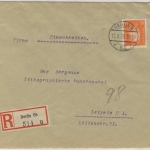 DR - Berlin N65, Einschreibebrief n. Leipzig 1930
