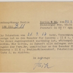Berlin - Berlin-Wilmersdorf 1, 7 Pfg. AFS "Der Senat von Berlin", Drucks.-Karte