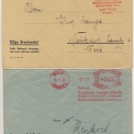 DR - Berlin-Schöneberg 1, 3+5 Pfg. AFS "Toussaint-Langenscheidt", 2 versch.