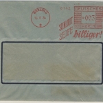 DR - Berlin C2, 3 Pfg. AFS "Sunlicht Seife", Drucksachenbrief 1934