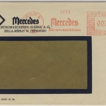 DR - Berlin W35, 3 Pfg. AFS "Mercedes Büromaschinen", Drucksachenbrief 1935