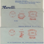 DR - Berlin SW68, 8+15+30 Pfg. AFS "Marelli Gebläse-Motoren-Ventilatoren"