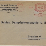 DR - Berlin W10, 15 Pfg. AFS "Verband dt. Druckpapier-Fabriken", Brief n.