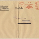 DR - Berlin SW11, 4 Pfg. AFS "Preisberichtsstelle...", Drucks.brief 1932