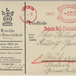 DR - Berlin SW68, 3 Pfg. AFS "Deutsche Buch-Gemeinschaft", Drucks.kte. 1932
