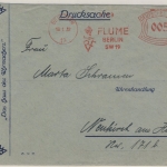 DR - Berlin SW19, 5 Pfg. AFS "Flume" (Uhren), DrucksBrief n. Neukirch 1932