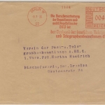 DR - Berlin W57, 4 Pfg. AFS "Berufsvertretung DRP Beamtinnen", Drucks.brief 1933