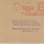 DR - Berlin W57, 4 Pfg. AFS "Berufsvertretung DRP Beamtinnen", Drucks.brief 1932