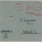 DR - Berlin W35, 5 Pfg. AFS "Kornfranck", Drucksbrief n. Neukirch 1930