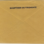 DR - Berlin NW7, 5 Pfg. AFS "Hauptner Instrumente", Drucksachenbrief 1932