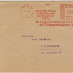 DR - Berlin W57, 4 Pfg. AFS "Berufsvertretung DRP Beamtinnen", Drucks.brief 1932