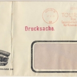 DR - Berlin W50, 3 Pfg. AFS "TOLIRAG Kinoreklame", illustr. Drucksbrief 1934