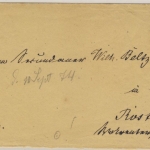 DR - 1 Gr. gr. Brustschild, Brief K2 Ludwigslust - Rostock 1874