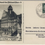 DR - Briefmarkenausstellung Kassel 1937 6 Pfg. Privatganzsache SST Kassel