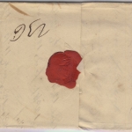 Hamburg/Sachsen - L1 a. "Proben ohne Wert" n. Leipzig 1823, mit Inhalt