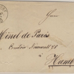 Schweiz/NDP- Hinrichsen-Maschine (Ank.stpl. Hamburg) a. 25 Rp. Tübli GA