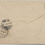 Schweiz/NDP- Hinrichsen-Maschine (Ank.stpl. Hamburg) a. 25 Rp. Tübli GA