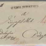 Hannover - Gieboldehausen, L1 a. Postvorschußbrief n. Duderstadt 1833