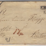 Hannover - Lüchow (Inhalt Medingen), L1 a. Postvorschußbrief n. Lüchow 1829