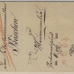 Hannover - Otterndorf, L1 a. Postvorschußbrief n. Kloster Neuenwalde 1845