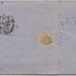 Mecklenburg-Schwerin/Bayern - Rostock, K2 a. Francobrief n. Nürnberg 1858