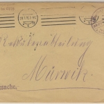 DR - Kais. Verpflegungsamt d. Marinestation d. Ostsee Marinesache Kiel 1916 n.